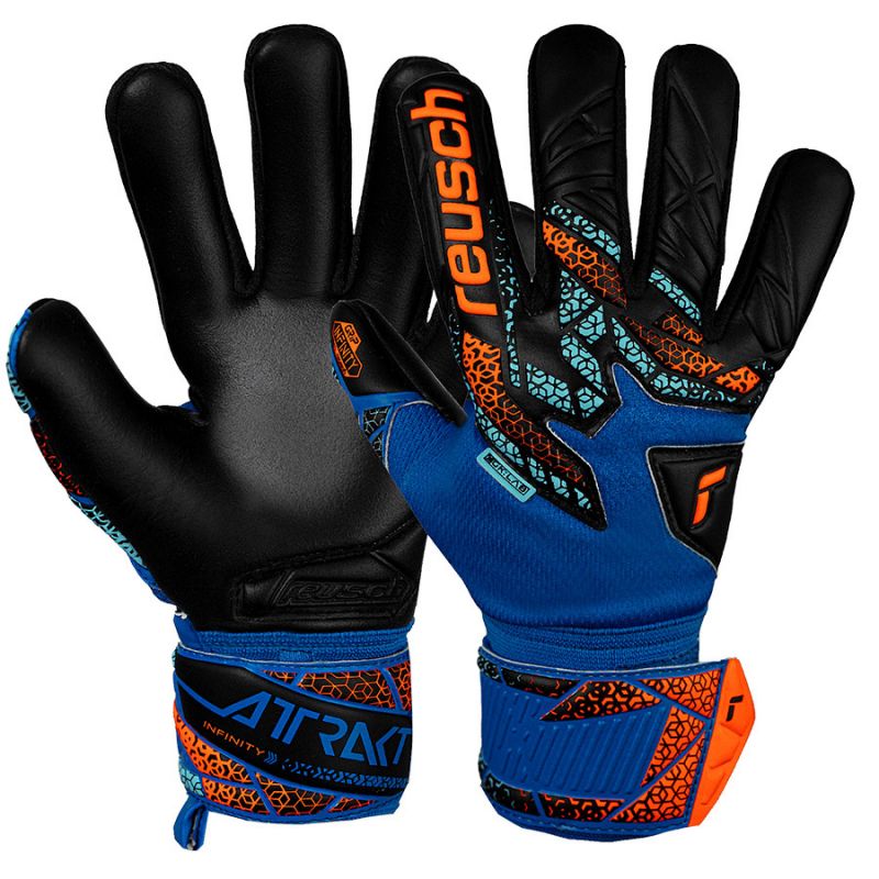 Reusch Attrakt Infinity NC Jr Goalkeeper Gloves 55 72 725 4468 Accessories/Gloves Your Sports Performance