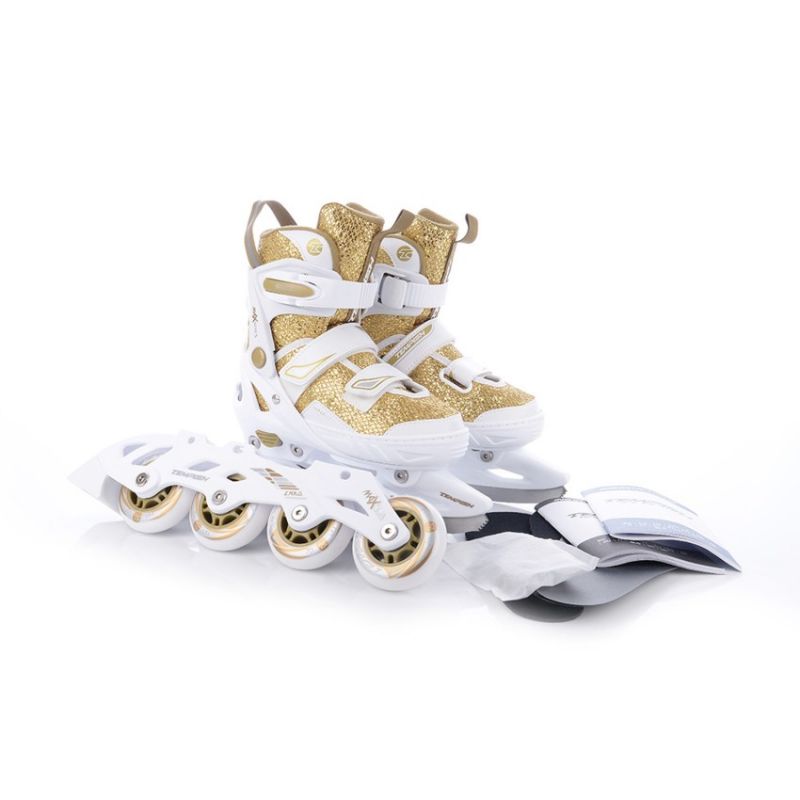 Skates, roller skates Tempish Enbo Duo Girl Gold Jr 13000008259 Accessories/Skating/Rolki (pozostałe) Your Sports Performance