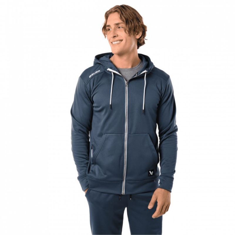 Bauer Team Fleece Zip Sr M 1060780 sweatshirt Clothing/Lifestyle/Adler Your Sports Performance