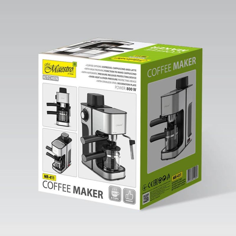 800W MAESTRO MR-411 coffee machine AGD - Produkty/Ekspresy do kawy Your Sports Performance