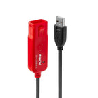 Lindy 42782 USB Cable USB 2.0 12m USB A Black Kable i adaptery/Kable USB Your Sports Performance