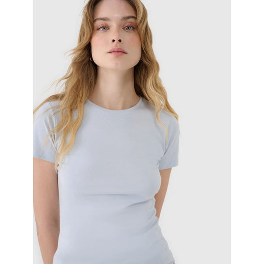 Women's slim T-shirt with modal 4F 4FWSS25TTSHF1995-34S *Kategoria tymczasowa Your Sports Performance