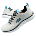 Skechers men's sports shoes Track-Ripkent comfortable lightweight fashionable ecru Skechers