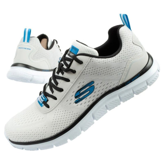 Skechers men's sports shoes Track-Ripkent comfortable lightweight fashionable ecru Skechers