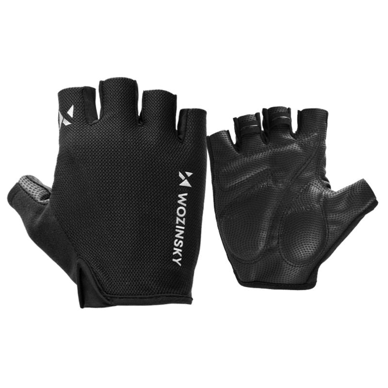 Wozinsky WRR-01L cycling gloves size L - black Wozinsky