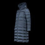CMP women's winter jacket with hood, long insulated coat, navy blue (34K0046F/L635) In preparation Your Sports Performance