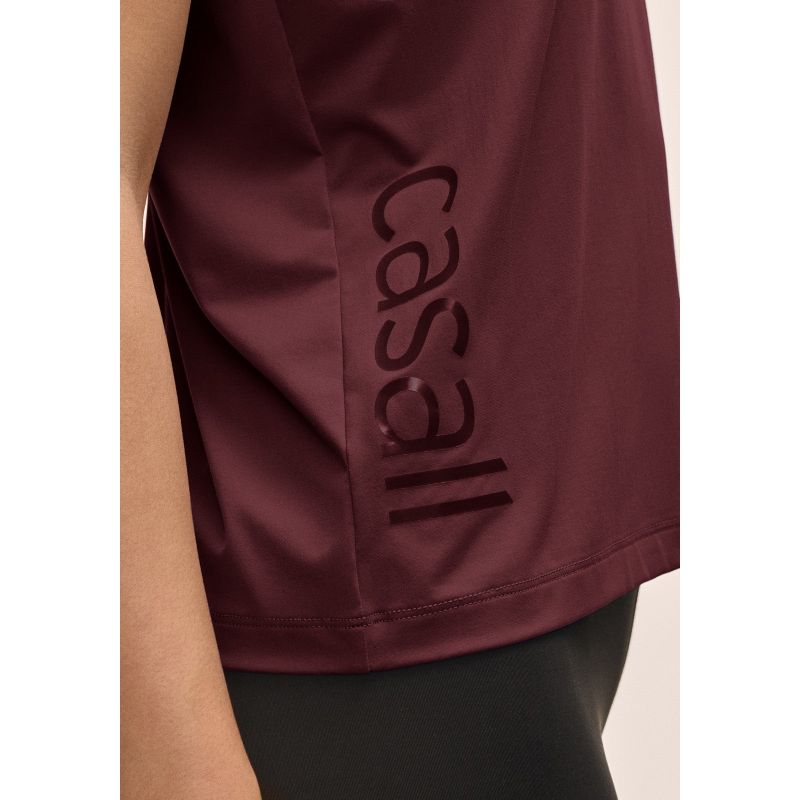 CASALL Women's Graphic Tank Burgundy