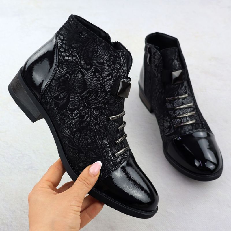 Women's black worker boots with socks Sabatina To be categorized Your Sports Performance