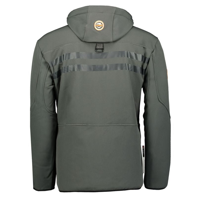 Men’s Softshell Jacket Geographical Norway ROYAUTE DGREY-ORANGE GTX MEN 068 (WW4643H/GN-DARK GREY / ORANGE)