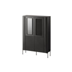 VERA display cabinet 110x40x160 black matt Bufety i witryny/Bufety i witryny na drewnianej podstawie Your Sports Performance