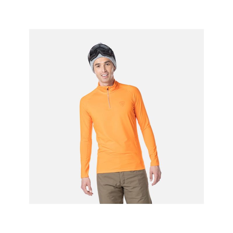 Rossignol Classique 1/2 Zip T-Shirt Orange Import z PMSport Your Sports Performance