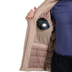 Men's ski jacket 4F M0787 beige 4FWAW25TTJAM0787 83S In preparation Your Sports Performance