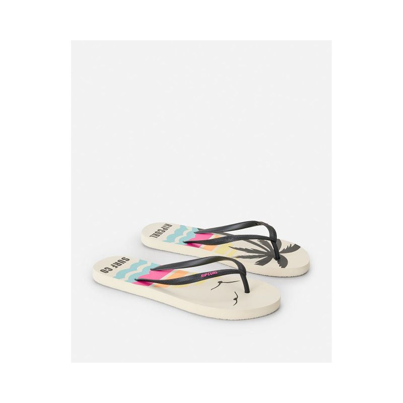 RIP CURL Mixed Bloom Open Toe Women's Flip-Flops Brown