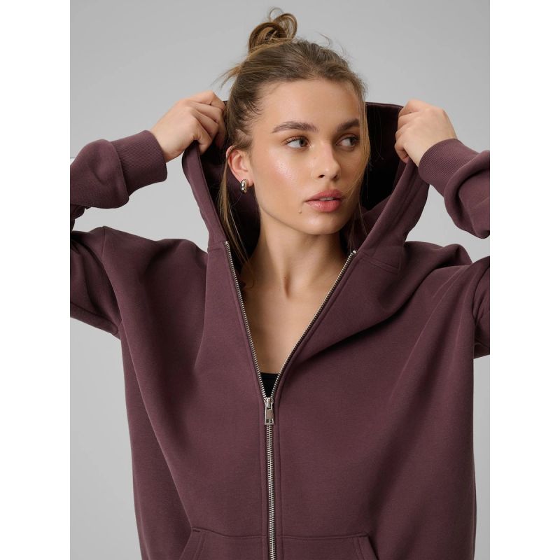 Women's Zip-Up Hoodie 4F 4FRAW25TSWSF2778-82S