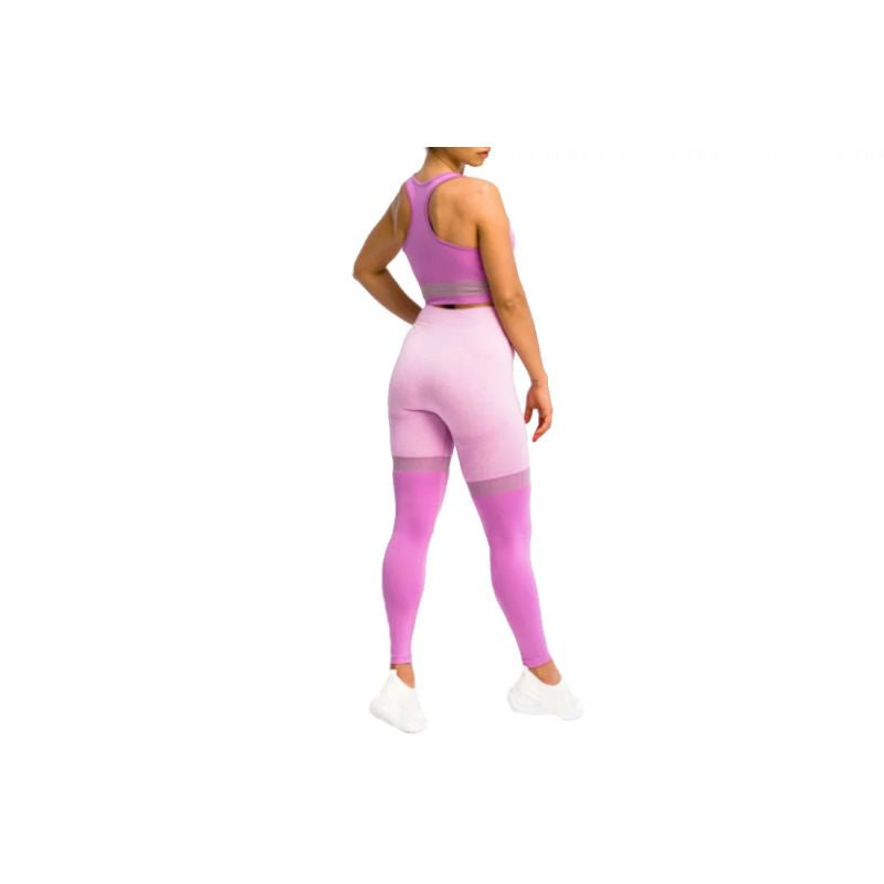 GymHero Leggings Stripes W MAUVE Clothing/Training/GymHero Your Sports Performance