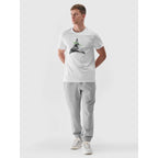 Men's regular printed T-shirt 4F 4FRAW24TTSHM2301-10S *Kategoria tymczasowa Your Sports Performance