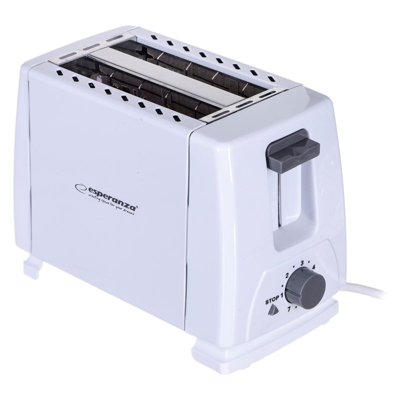 Esperanza Caprese Toaster EKT001 (600W; white) AGD - Produkty/Tostery Your Sports Performance