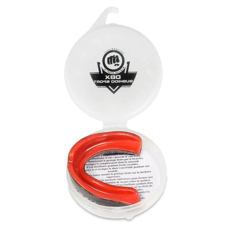 Gel Mouthguard + Box - Black and Red | GelTech ochraniacze zębów Your Sports Performance