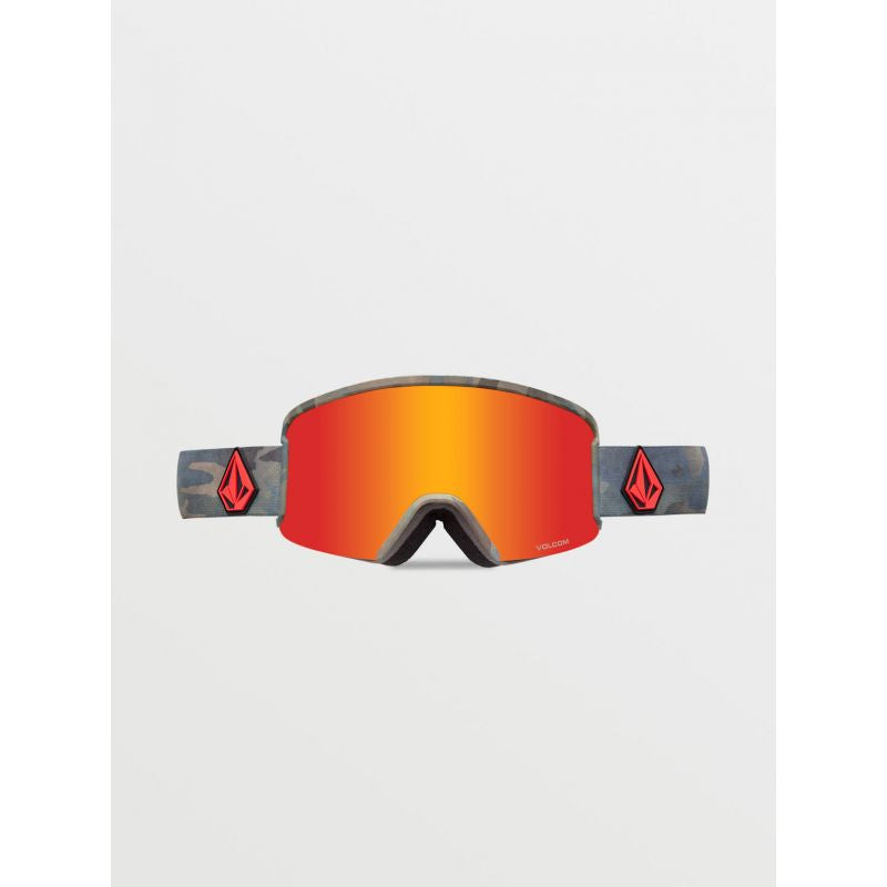 Volcom GARDEN CAMO/RED CHROME snowboard goggles (VG0122103) Accessories/Skiing/Gogle/Volcom Your Sports Performance