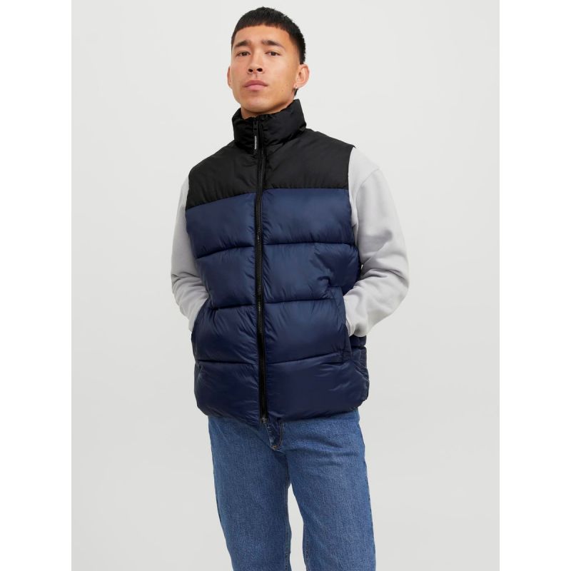 Jack &amp; Jones Jjetoby Bodywarmer Collar Vest M 12235861 Clothing/Outdoor/Jack & Jones Your Sports Performance
