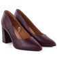 Burgundy suede pointed toe pumps Sergio Leone PB216 LEONE