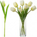 WHITE TULIP 31CM LIFE-LIKE SPRING DECORATION Home and Garden/Equipment Your Sports Performance
