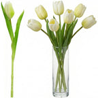WHITE TULIP 31CM LIFE-LIKE SPRING DECORATION Home and Garden/Equipment Your Sports Performance