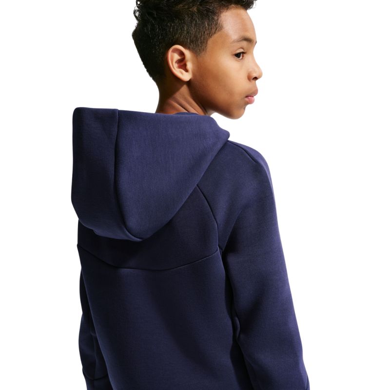 Nike FC Barcelona Tech Fleece Kids' Sweatshirt Navy Blue II3722 498