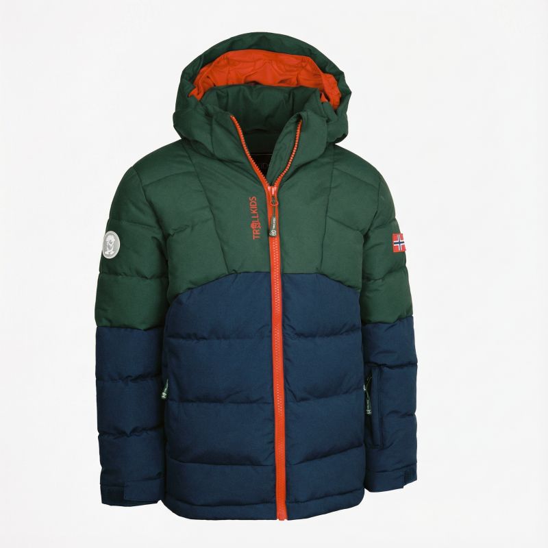 Trollkids Kids Gryllefjord winter jacket for girls/boys, insulated, waterproof (365-322) Trollkids