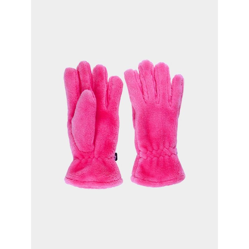 Girls' knitted gloves 4F Junior 4FJRAW24AGLOF138-54S *Kategoria tymczasowa Your Sports Performance