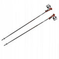 LEKI 3D AIRFOIL STICKS black/red 125 Akcesoria sportowe i turystyczne/Kije do Nordic Walking i trekkingu Your Sports Performance