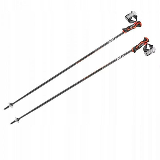 LEKI 3D AIRFOIL STICKS black/red 125 Akcesoria sportowe i turystyczne/Kije do Nordic Walking i trekkingu Your Sports Performance