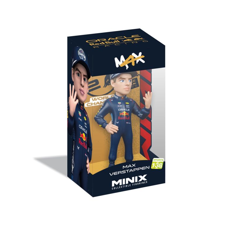 MINIX F1 RED BULL - MAX VERSTAPPEN 4th WORLD CHAMPION (Gry i zabawki) Figurki/Kolekcjonerskie Your Sports Performance