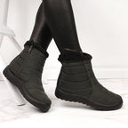 Waterproof snow boots with zipper NEWS W EVE181D khaki Footwear/Outdoor/News Your Sports Performance