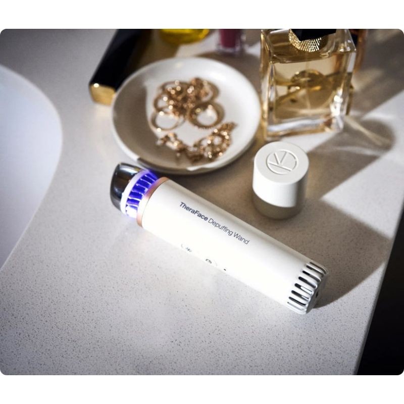 Therabody TheraFace Depuffing Wand (White) – Facial Treatment Wand In preparation Your Sports Performance