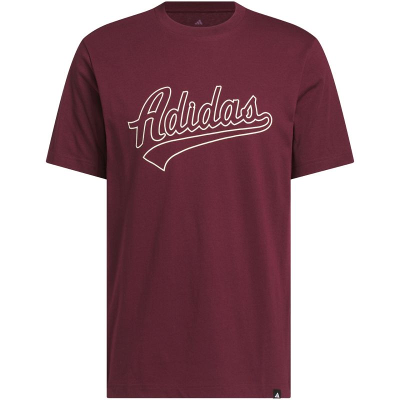 adidas Varsity Tailsweep Graphic Men's T-Shirt in Burgundy KS2180