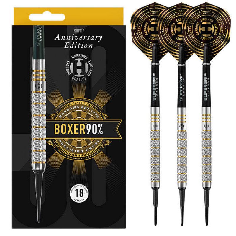 Darts Harrows BOXER PARALLEL 90% 50th ANNIVERSARY EDITION softip In preparation Your Sports Performance