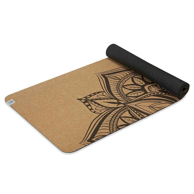 Yoga mat Gaiam Printed Cork Mandala 5 mm 63495 Accessories/Training equipment Your Sports Performance