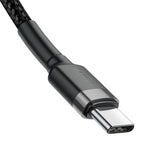 Baseus CATKLF-GG1 cable (USB type CM - USB type CM; 1m; gray-black) In preparation Your Sports Performance