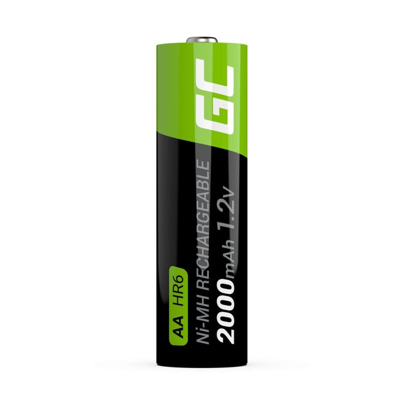 GREEN CELL BATTERIES STICKS 4X AA R6 2000MAH Baterie, akumulatorki i ładowarki/Akumulatorki Your Sports Performance