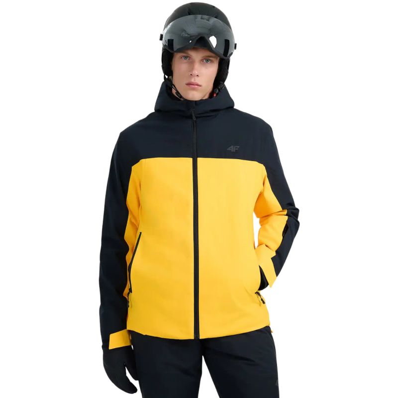 Men's ski jacket 4F M0787 orange 4FWAW25TTJAM0787 70S