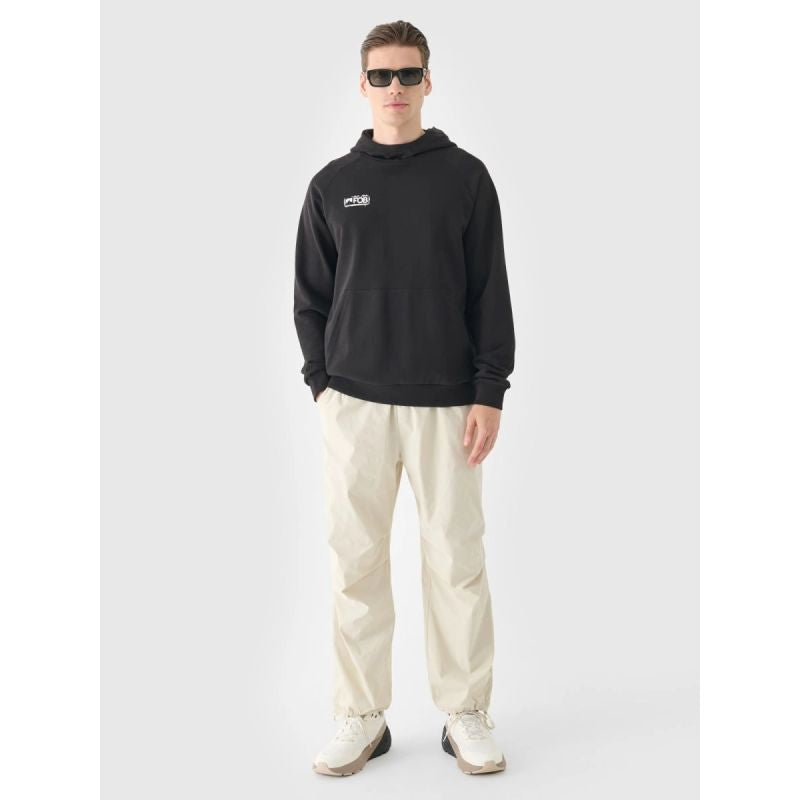 Men's sweatshirt with hood, open, 4F 4FRAW24TSWSM2072-20S 4f