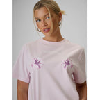 Women's loose T-shirt with print 4F 4FRSS26TTSHF3882-56S
