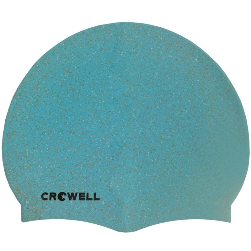 Crowell Recycling Pearl Silicone Swim Cap Light Blue Color 6