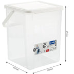 ROTHO Detergent Container 5kg 9L Transparent/White Dla zwierząt/Miski, pojemniki i poidełka (uniwersalne) Your Sports Performance