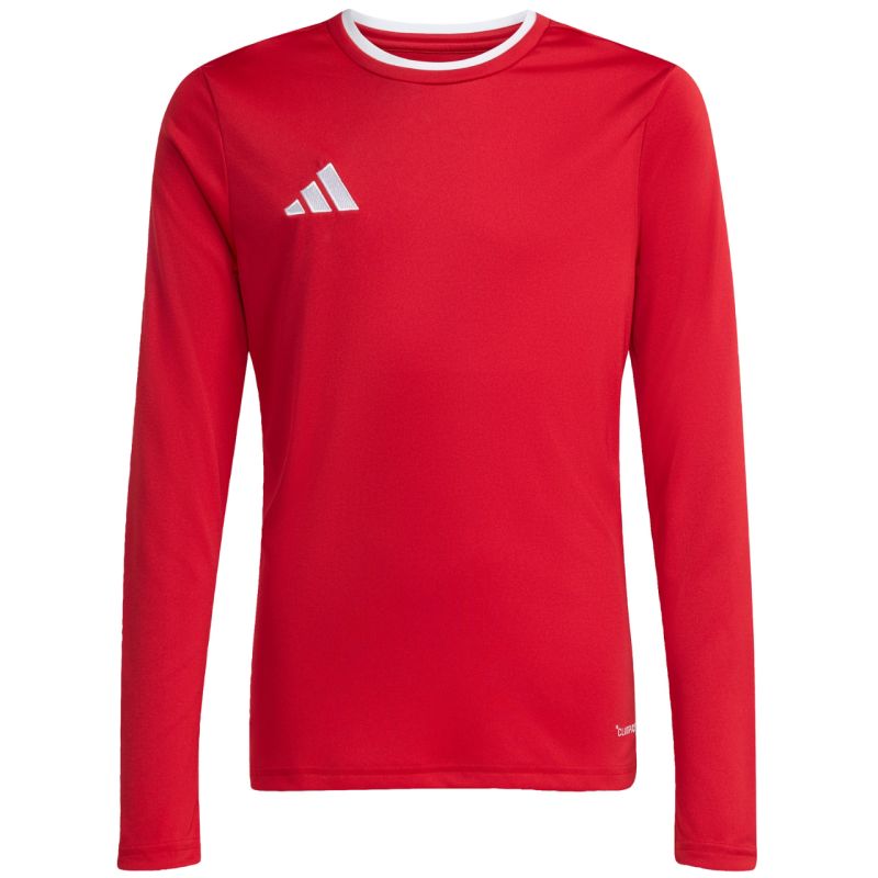 adidas Entrada 26 Long Sleeve Jersey Kids’ Shirt Red KF5878
