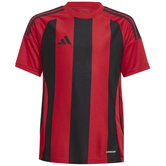 adidas Striped 24 Kids T-Shirt Red and Black IW2131 In preparation Your Sports Performance