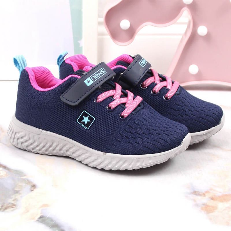 NEWS Jr EVE396A sports shoes, navy blue Footwear/Lifestyle/News Your Sports Performance