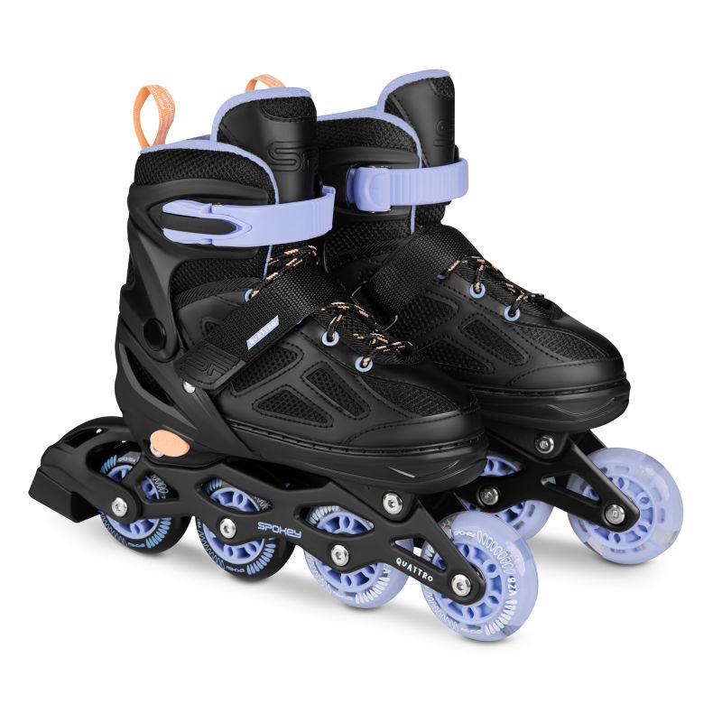 Spokey Quattro 4IN1 inline skates SPK-943430 size 34-37 BK/VT Accessories/Skating/Rolki (pozostałe) Your Sports Performance
