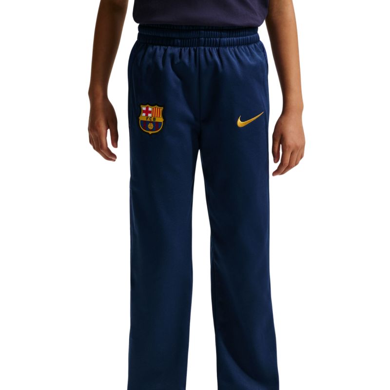 Nike FC Barcelona Home tracksuit for kids navy blue and burgundy IO3566 682